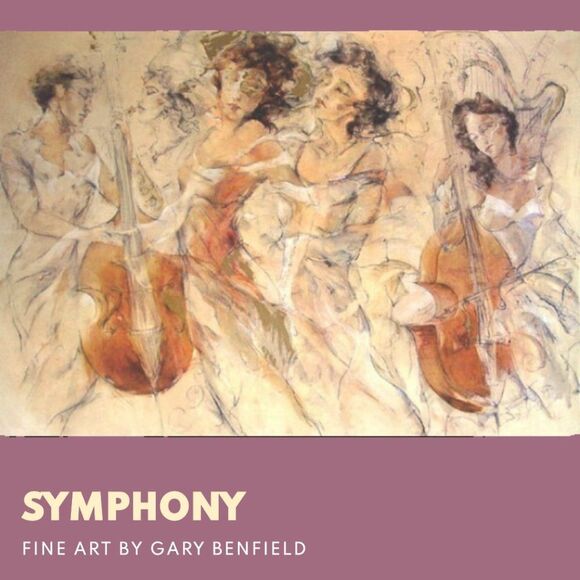 "Symphony" by Gary Benfield Seriolithograph - Picture 1 of 8